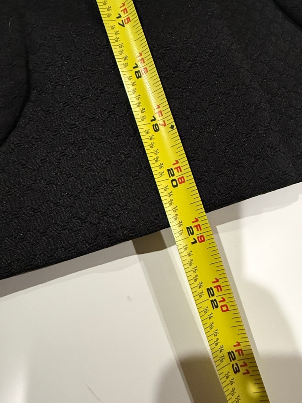 Tulle short sleeved black blazer, Large - Picture 9 of 9